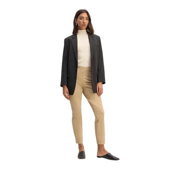 EVERLANE Women's The Bi-Stretch Work Pant Size 2 In Cornstalk - Picture 1 of 14